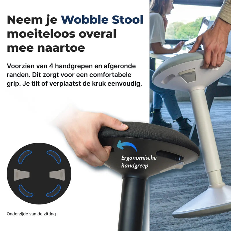 Tabouret oscillant ergonomique de bureau