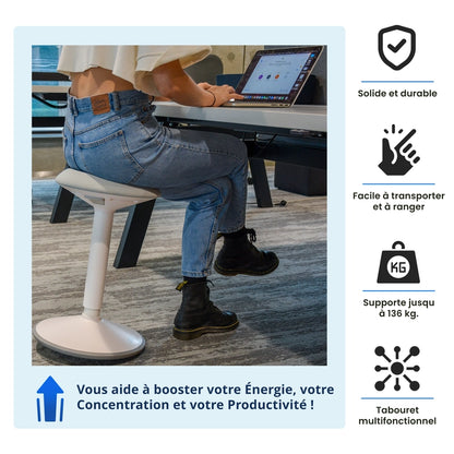 Backerz Tabouret Ergonomique