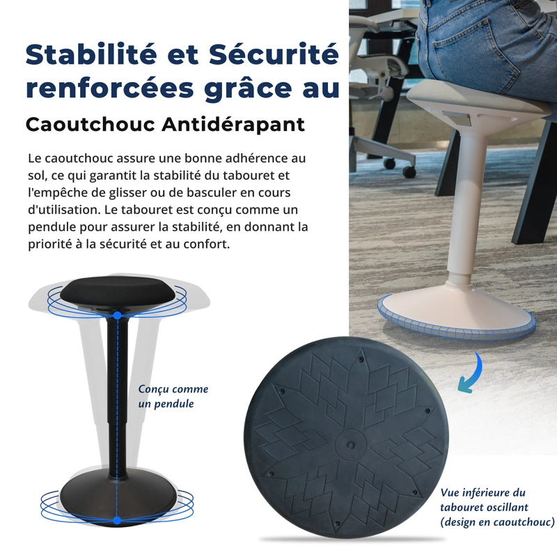 Backerz Tabouret Ergonomique