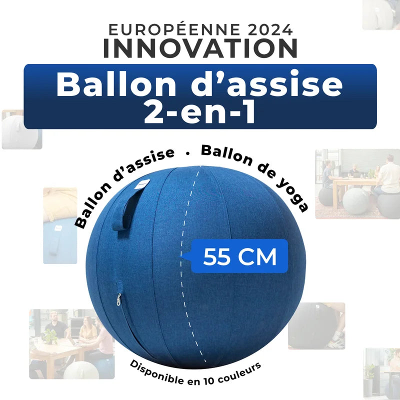Ballon assis ergonomique bureau