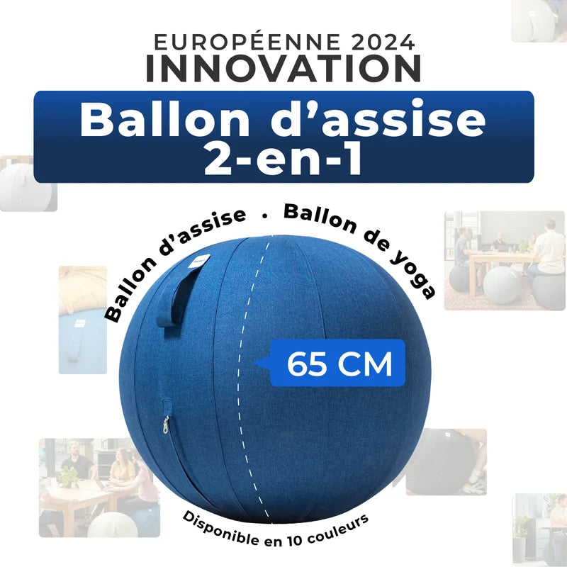 Ballon assis ergonomique bureau