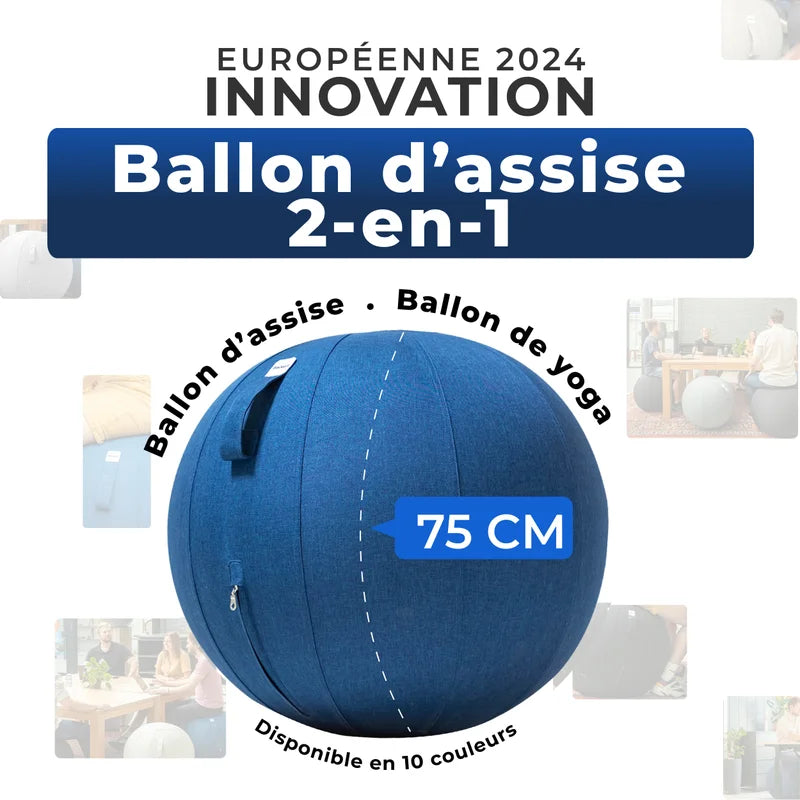 Ballon assis ergonomique bureau