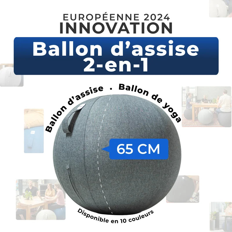 Ballon assis ergonomique bureau