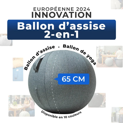 Ballon assis ergonomique bureau