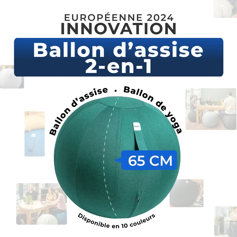 Ballon assis ergonomique bureau