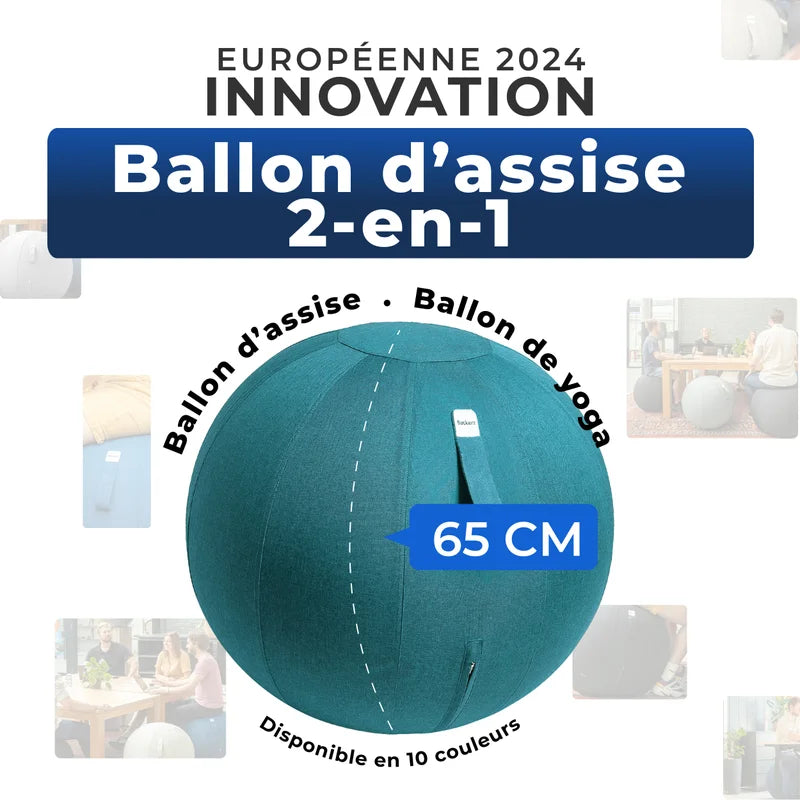 Ballon assis ergonomique bureau