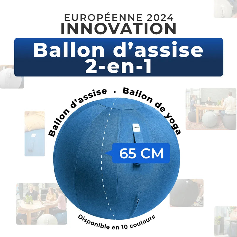 Ballon assis ergonomique bureau