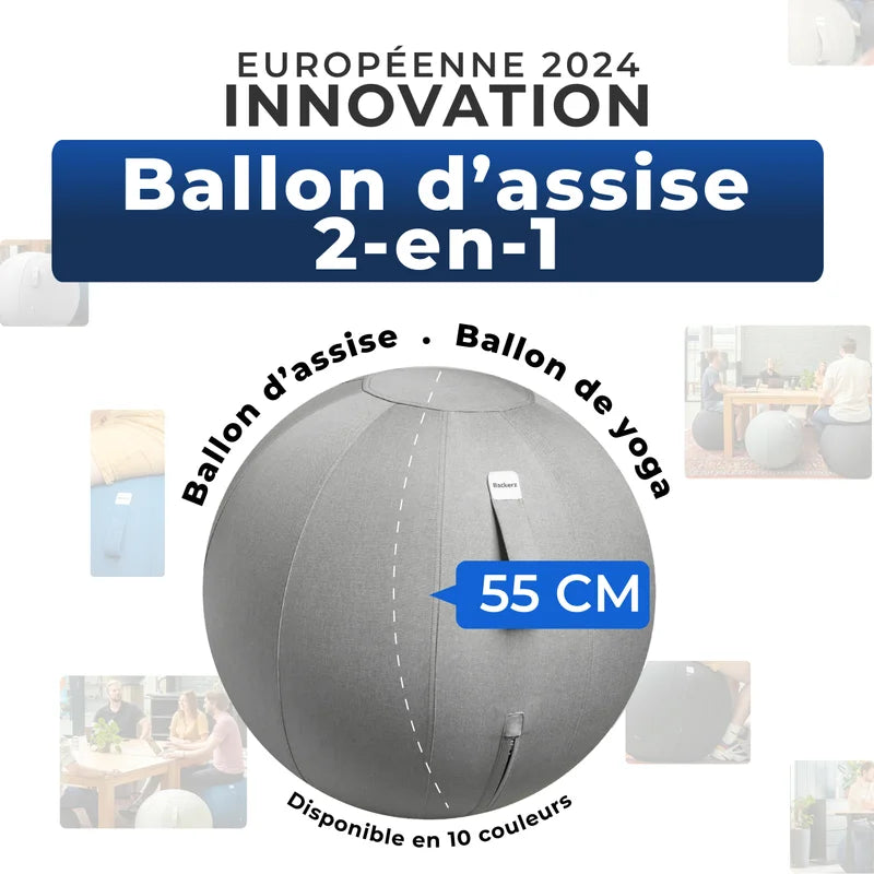 Ballon assis ergonomique bureau