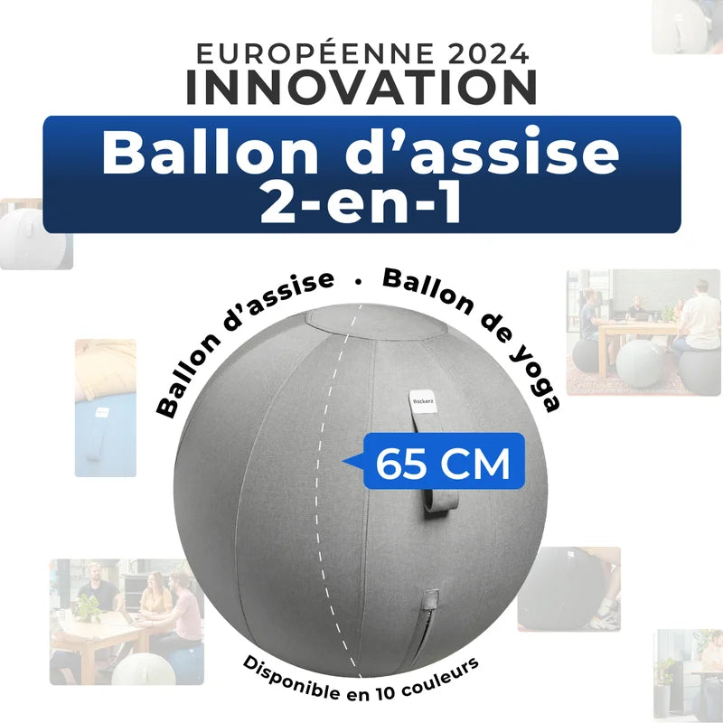 Ballon assis ergonomique bureau