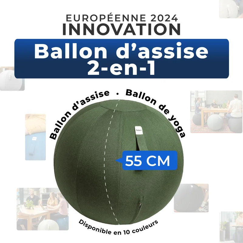 Ballon assis ergonomique bureau