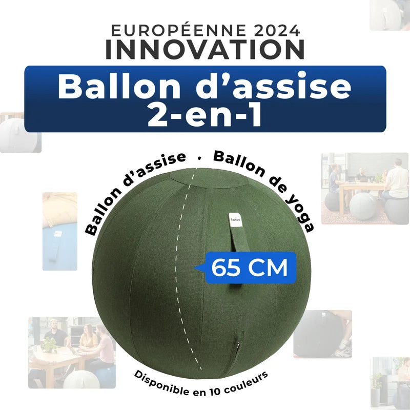 Ballon assis ergonomique bureau