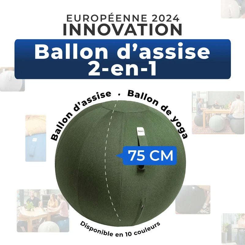 Ballon assis ergonomique bureau