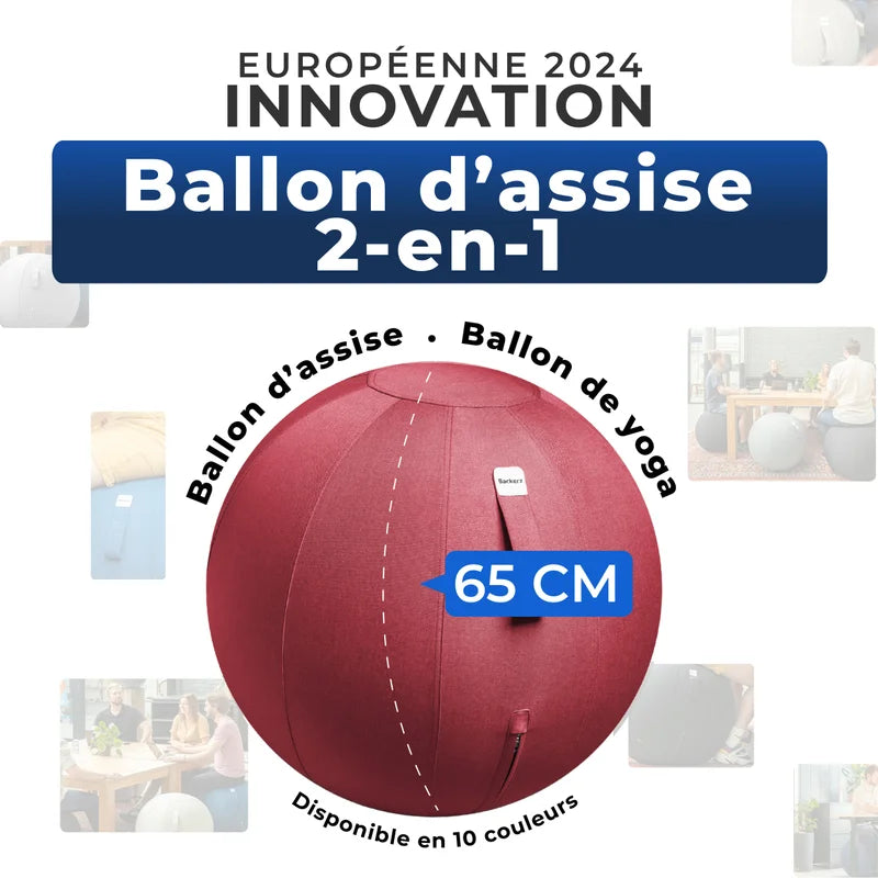 Ballon assis ergonomique bureau