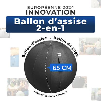 Ballon assis ergonomique bureau