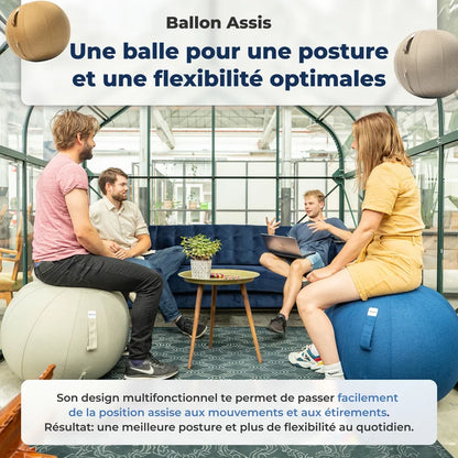 Ballon assis ergonomique bureau