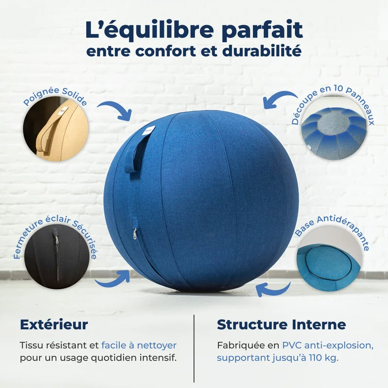 Ballon assis ergonomique bureau
