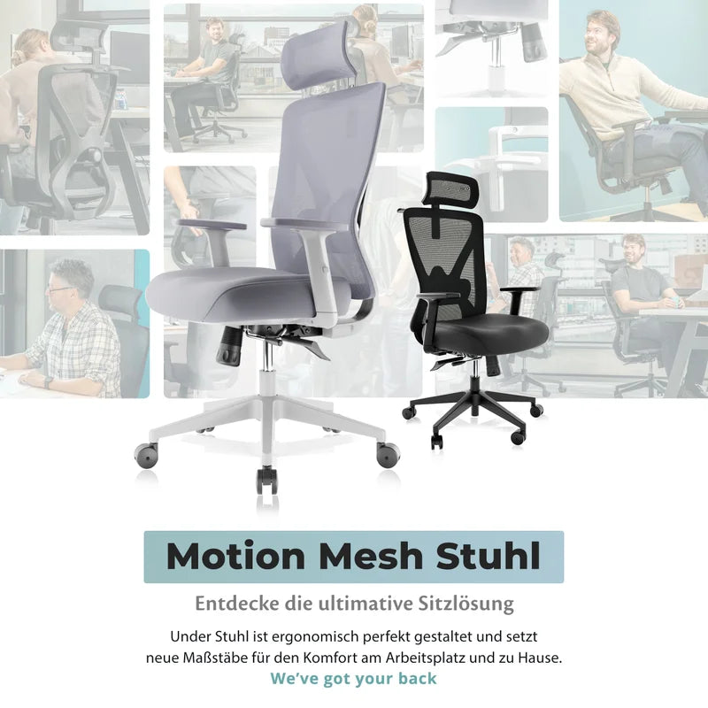 Backerz Chaise de bureau ergonomique