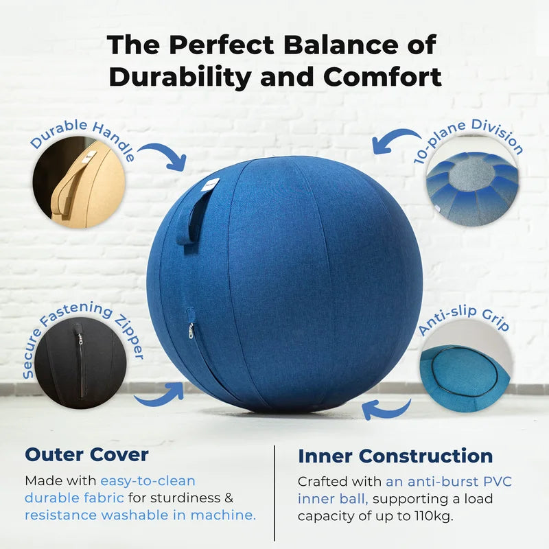 Ballon assis ergonomique bureau