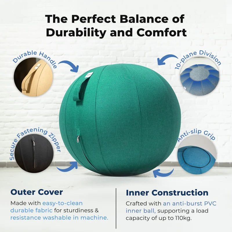 Ballon assis ergonomique bureau