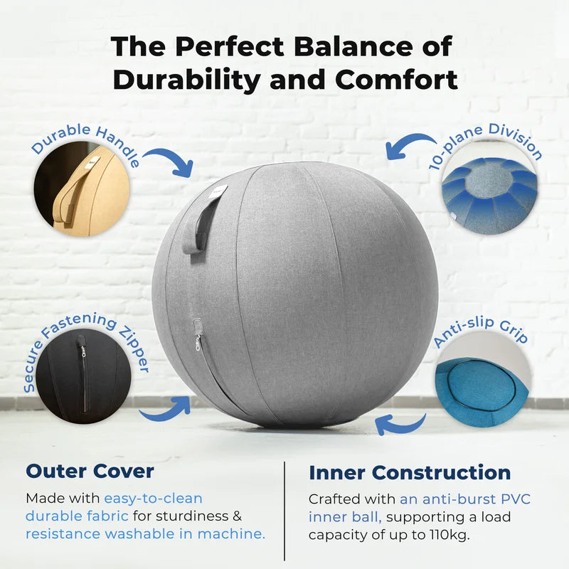 Ballon assis ergonomique bureau