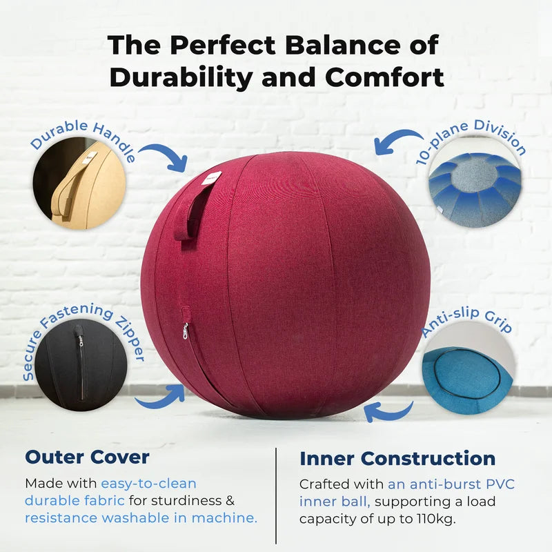 Ballon assis ergonomique bureau