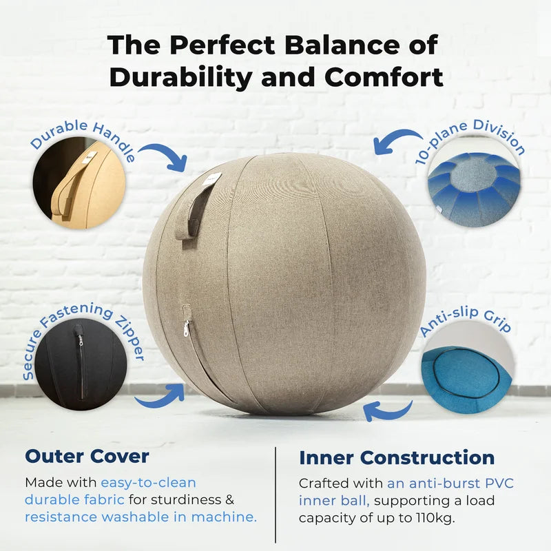 Ballon assis ergonomique bureau