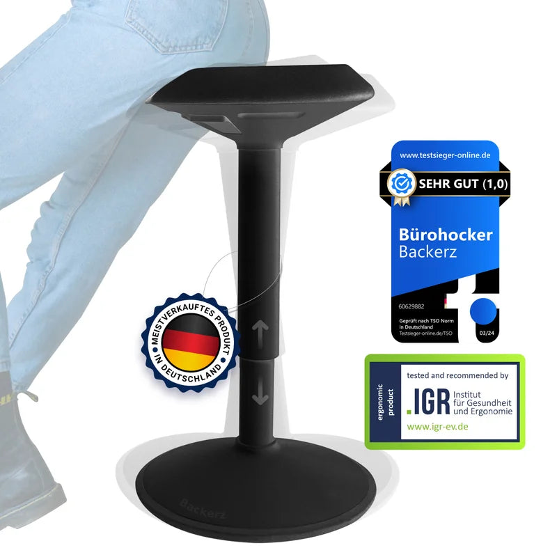 Tabouret oscillant ergonomique de bureau