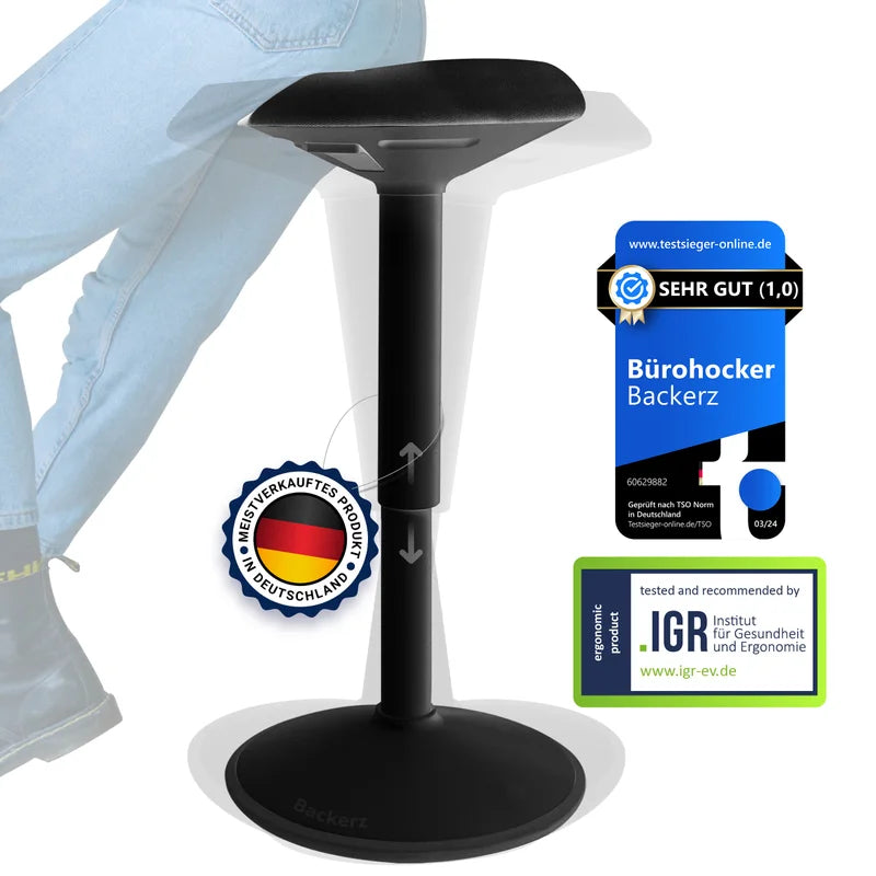 Tabouret oscillant ergonomique de bureau