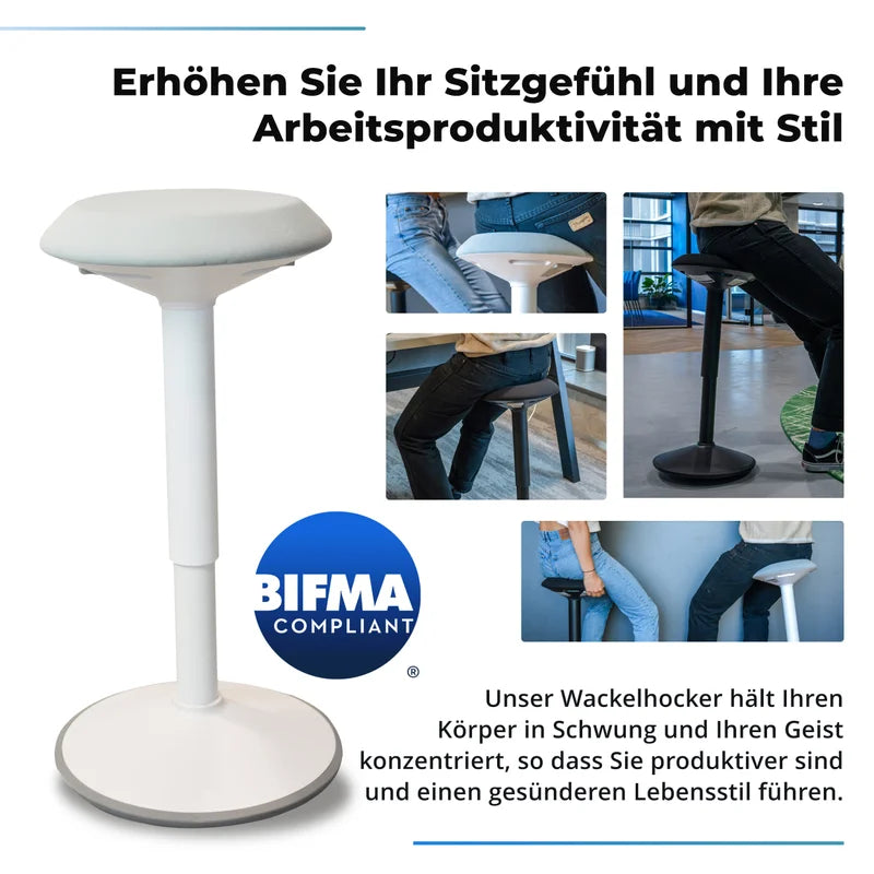 Tabouret oscillant ergonomique de bureau