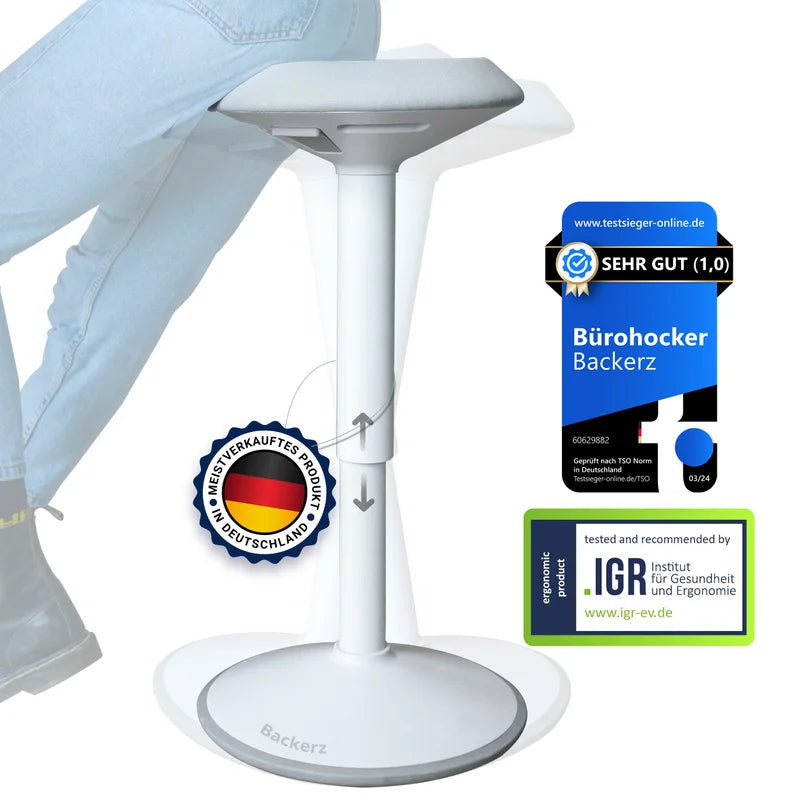 Tabouret oscillant ergonomique de bureau