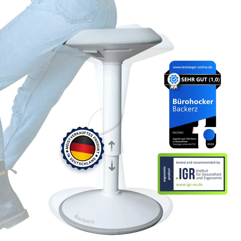 Tabouret oscillant ergonomique de bureau