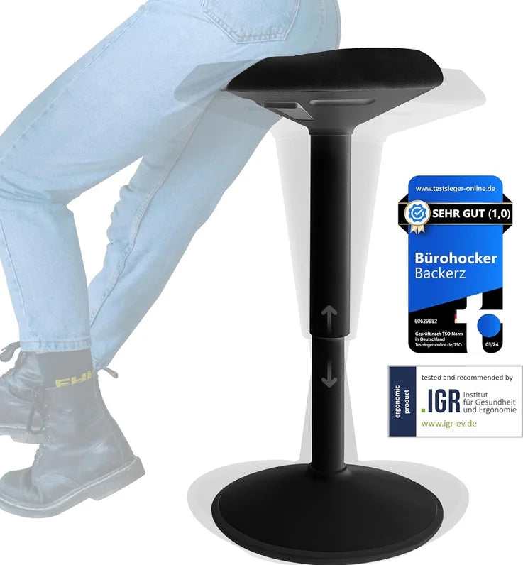 Tabouret oscillant ergonomique de bureau