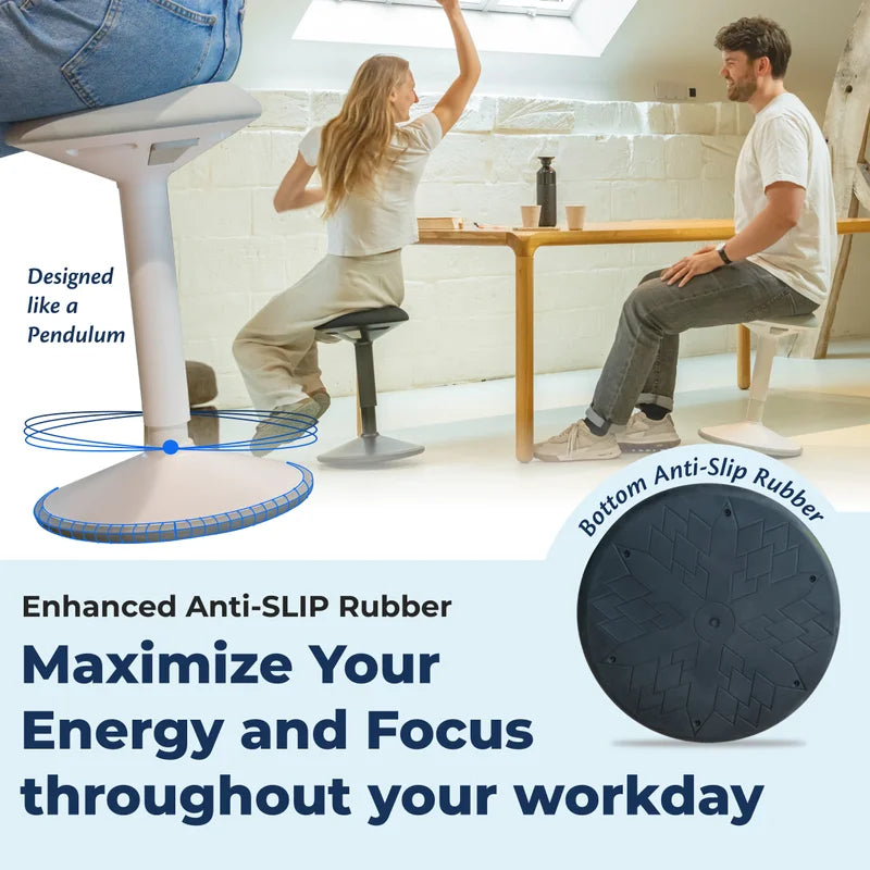 Tabouret oscillant ergonomique de bureau