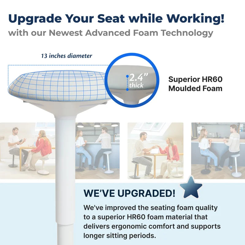 Tabouret oscillant ergonomique de bureau