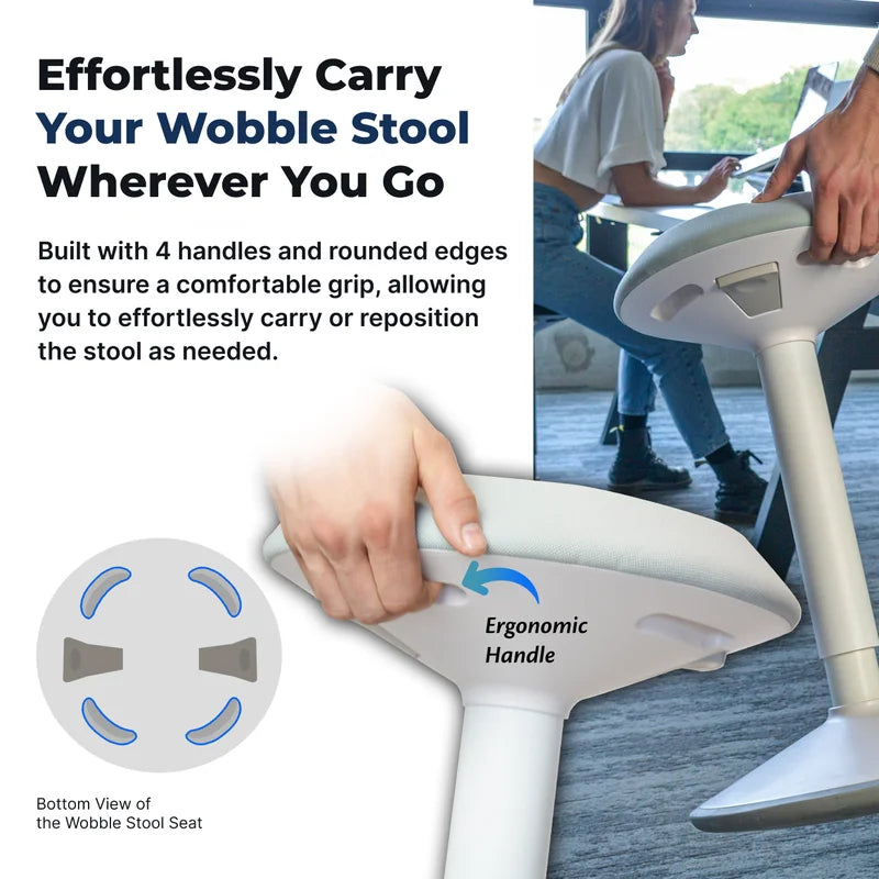 Tabouret oscillant ergonomique de bureau