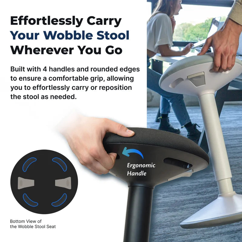 Tabouret oscillant ergonomique de bureau