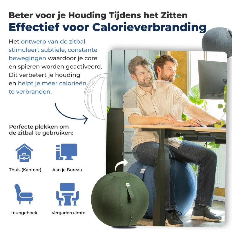 Ballon assis ergonomique bureau