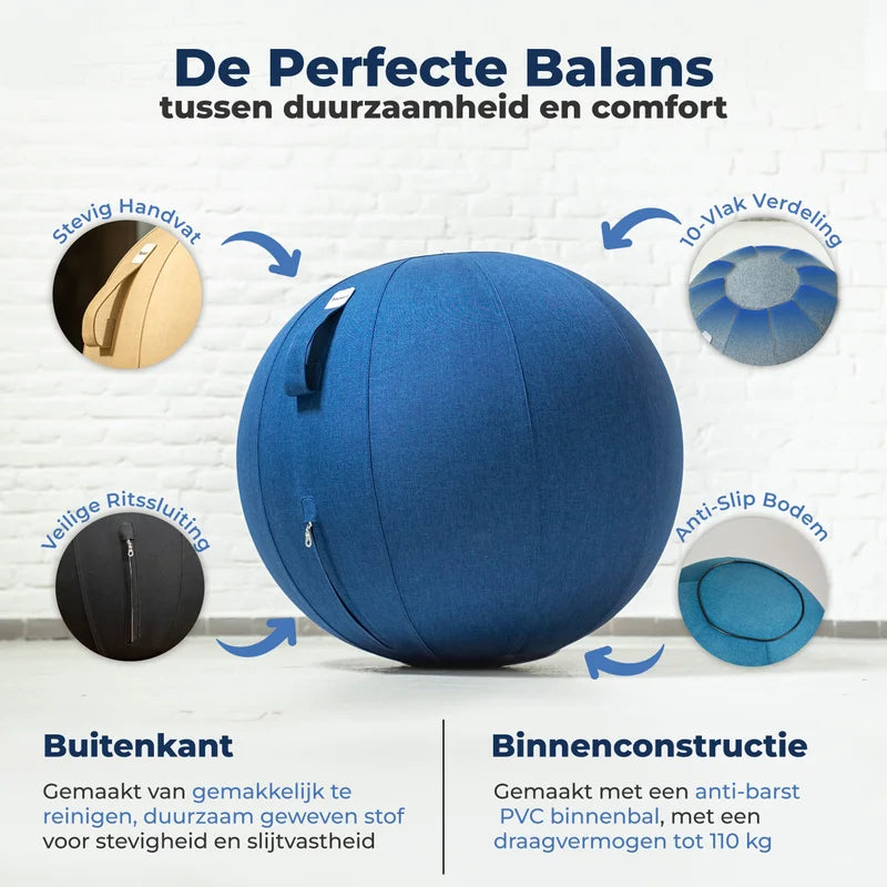 Ballon assis ergonomique bureau