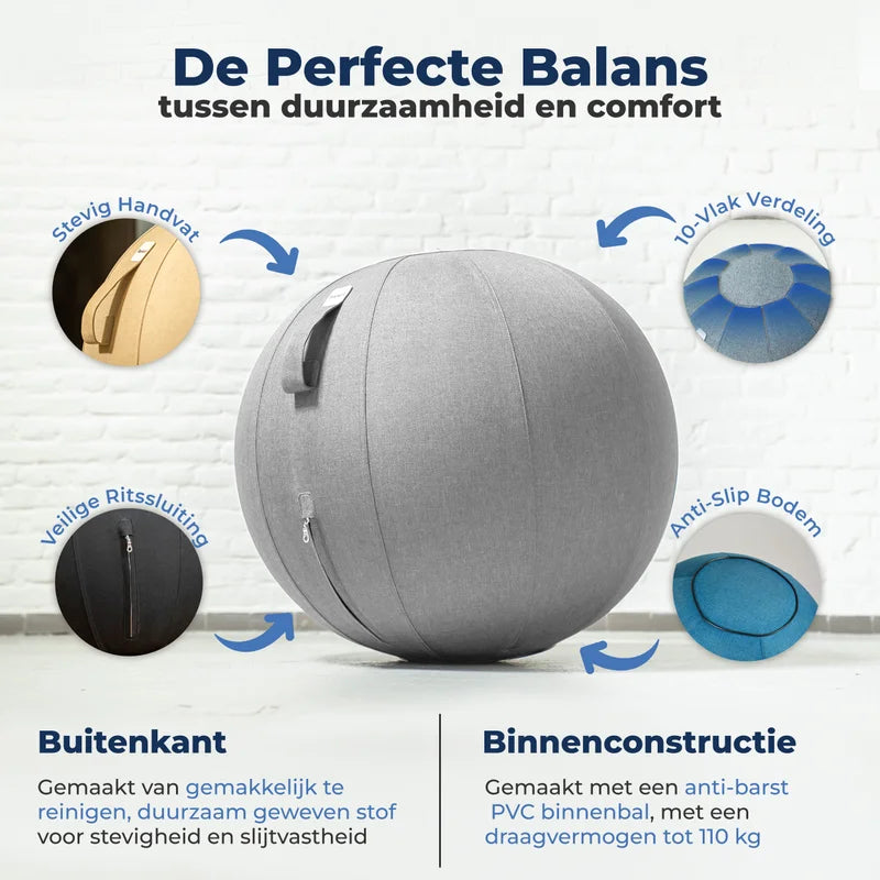 Ballon assis ergonomique bureau