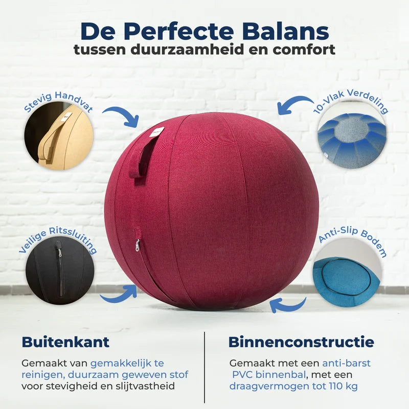 Ballon assis ergonomique bureau