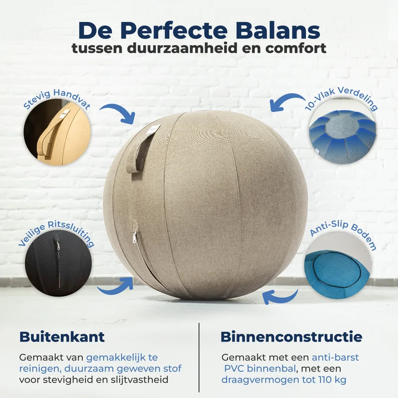 Ballon assis ergonomique bureau