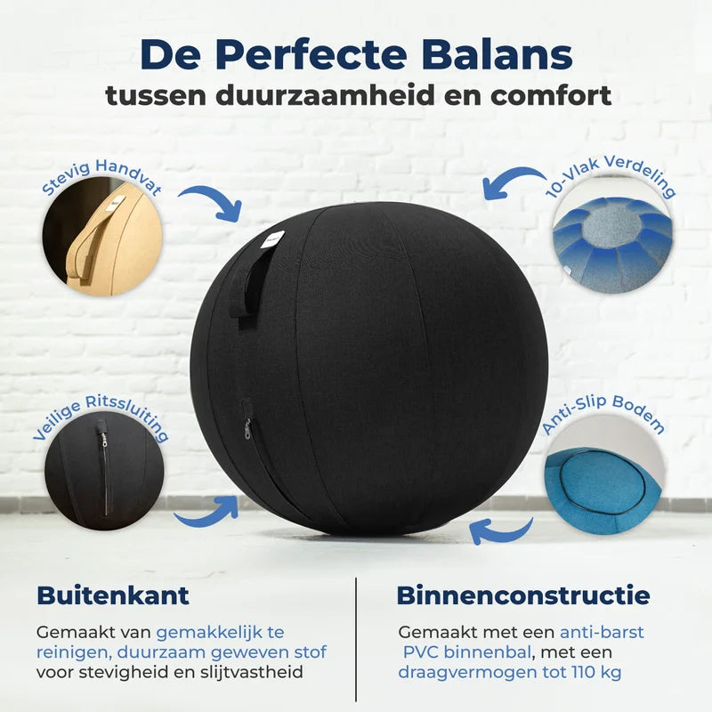 Ballon assis ergonomique bureau