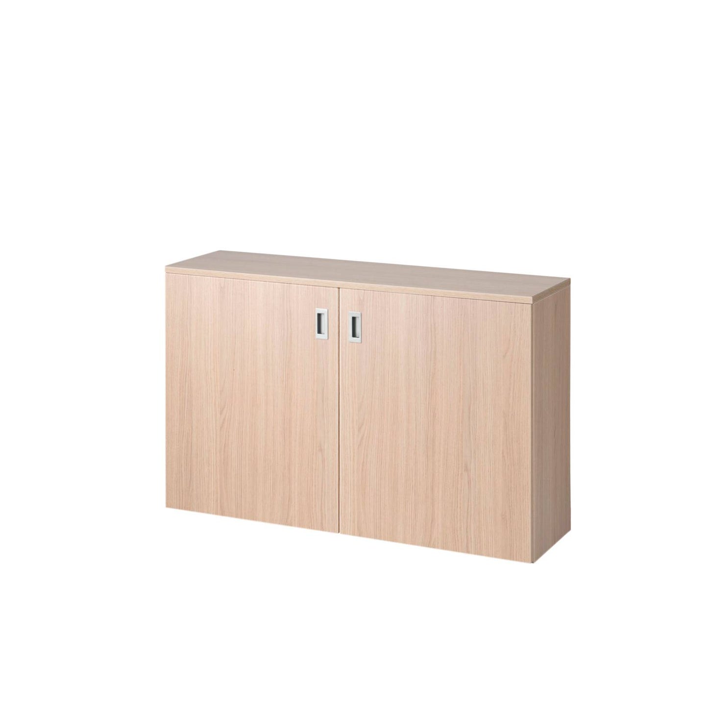 Een bureau met een boven- en onderplank, ideaal voor een comfortabele thuiswerkplek.